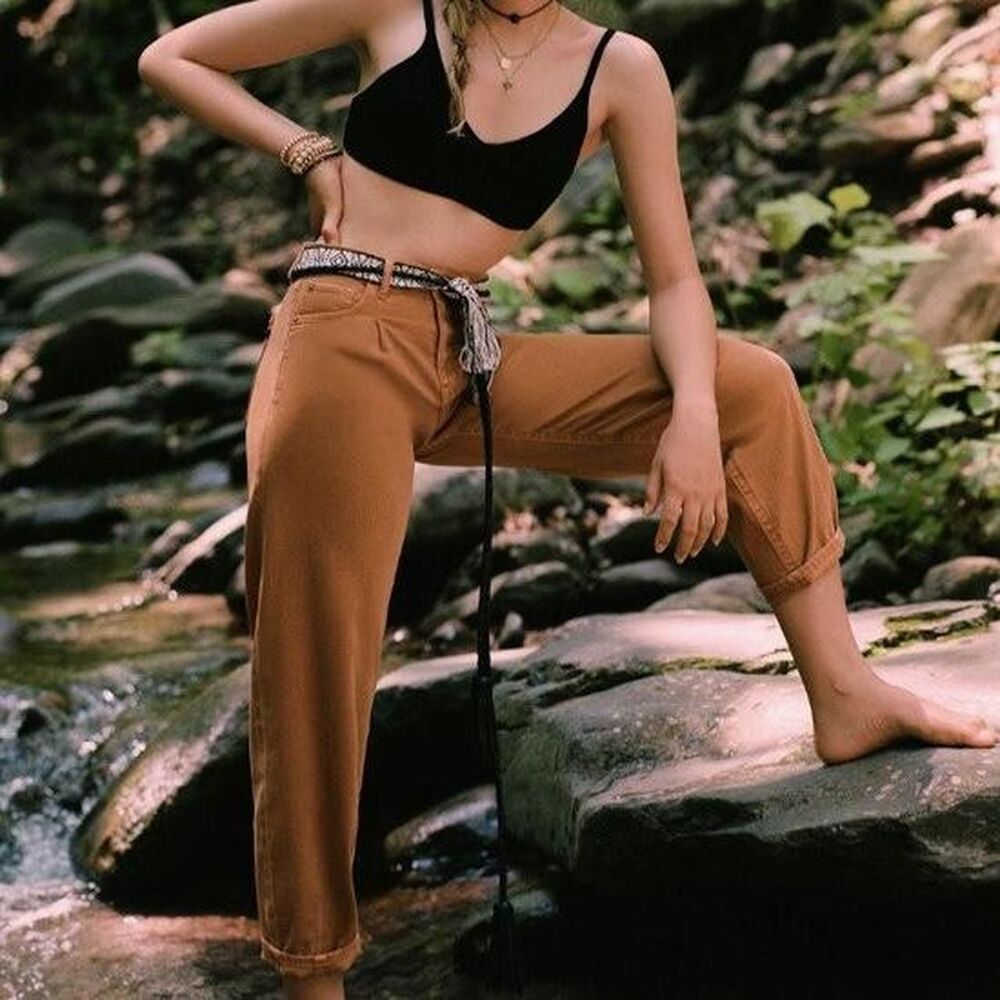 Boho Slouchy Anthropologie Pilcro Barrel Leg The Breaker Jeans